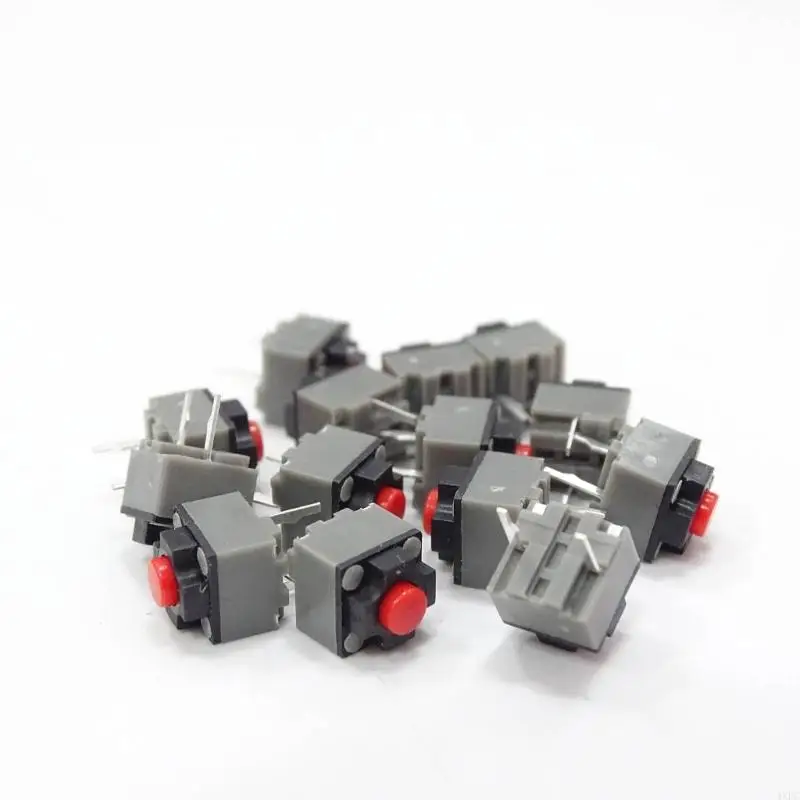 Kailh-マウス用の正方形のサイレントボタン、6x6x7.3mm、マイクロスイッチ、長方形の修理部品、5個