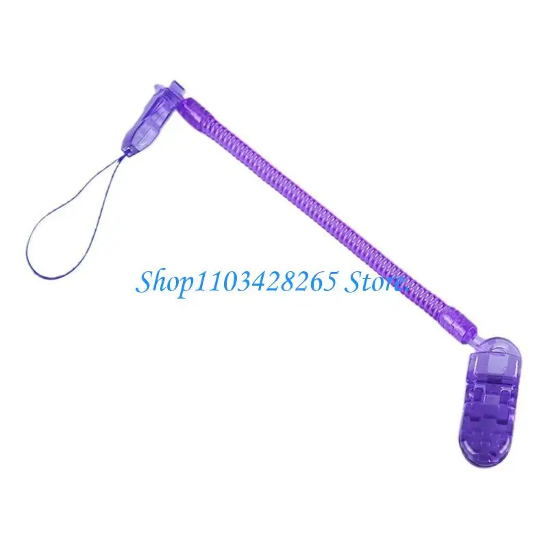 

Baby Pacifier Clip Chain Tractile Spring Coil Dummy Nipple Soother Holder Chain for Infants Newborn Gifts G2TE