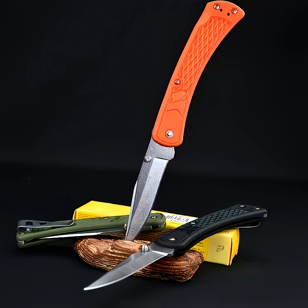 Multi-purpose Knife, 440C Blade Hunting EDC Folding Knife, Camping Barbecue Survival Portable Knife, Sharp Utility Fruit Knife
