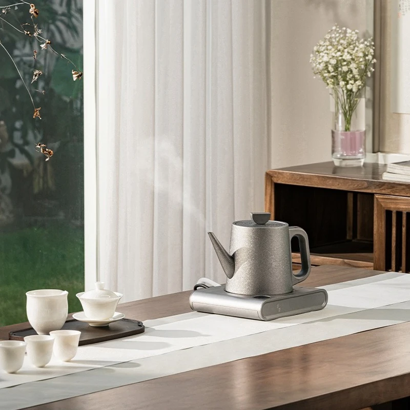Smart electric kettle household pure titanium thermal insulation silent constant temperature tea kettle light luxury tea furnace