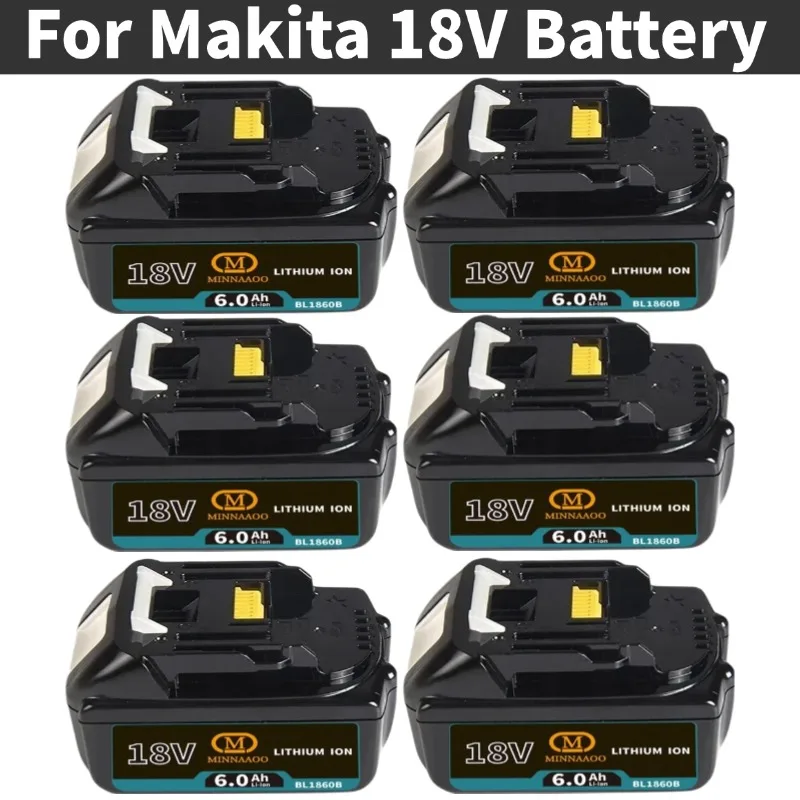 

【DHL FAST DELIVERY】For Makita 6.0Ah 18V Rechargeable Batteryfor Makita 18V BL1830B BL1840 BL1840B BL1850 BL1850B Power Tools