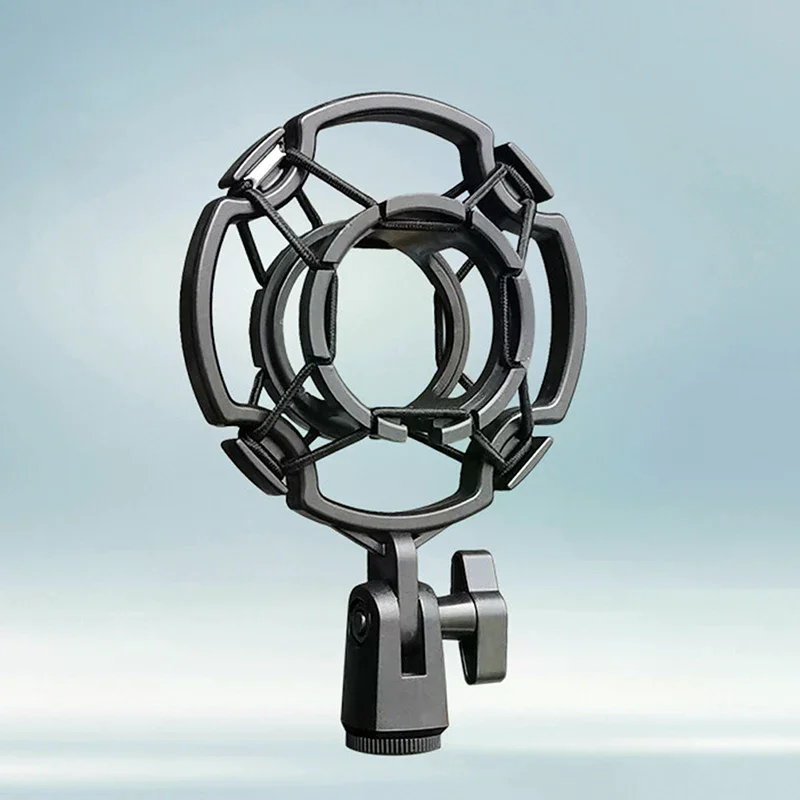 Professional Condenser Microphone Shock Mount Holder Studio Recording Bracket For Black Large Mic Clip Universal