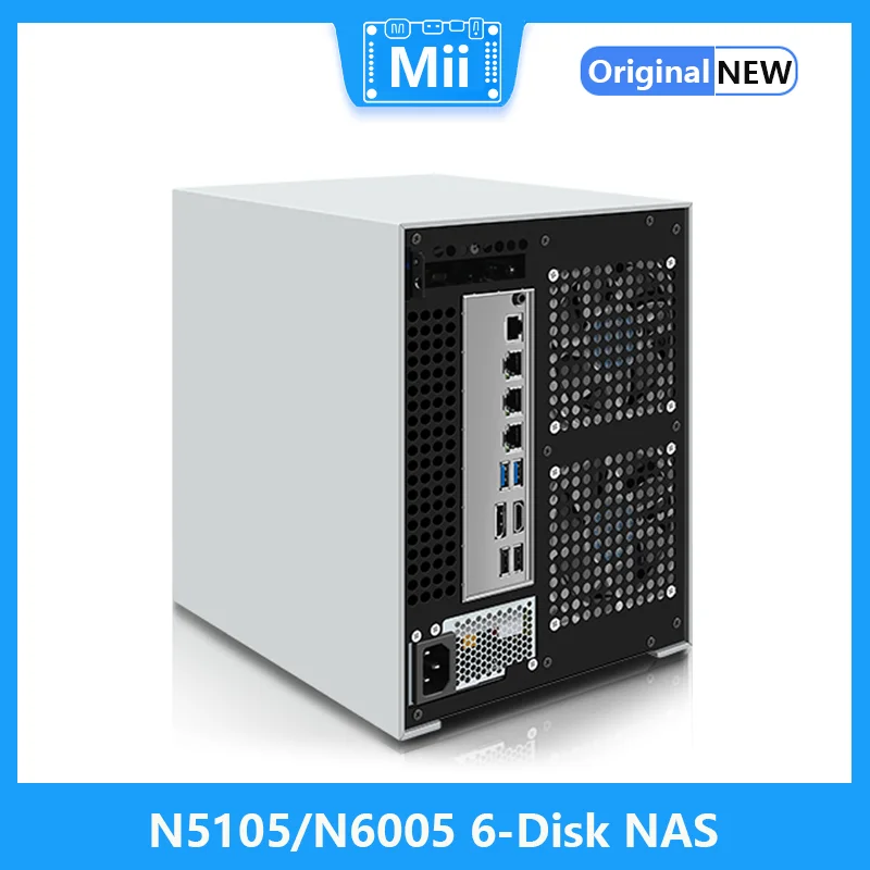 N5105/N6005 NAS/6 SATA/Dual M.2/ITX/i226-V Network Card