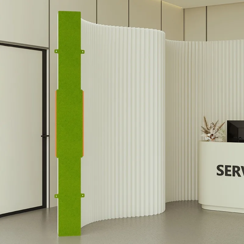 screen partition folding wall panel, grille living room live stream background panel, room separation soft
