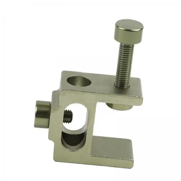 

Aluminum Alloy Torch Holder Clamp Versatile Pole Mounting Bracket for Porch Railings and Fence Posts Outdoor Use