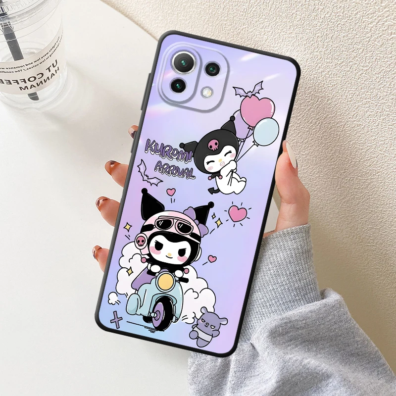 حافظة لهاتف شاومي ريدمي 12C A2 + A5 9 10C 9C A3 14C 9A K80 A4 A3X A1 + 10A 13C 9T K40 Pro كارتون ثلاثي ميلودي و