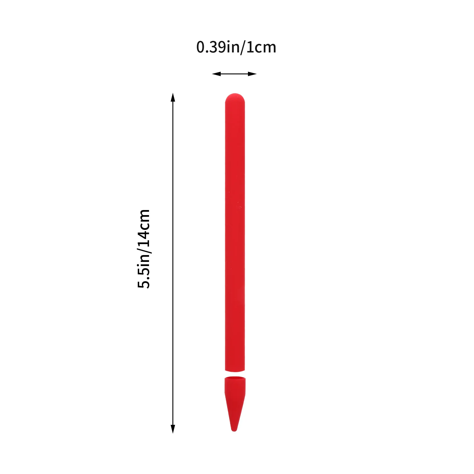 Funda protectora para lápiz, Material de silicona, Color refrescante, antideslizante, tacto cómodo, tamaño preciso para lápiz 2