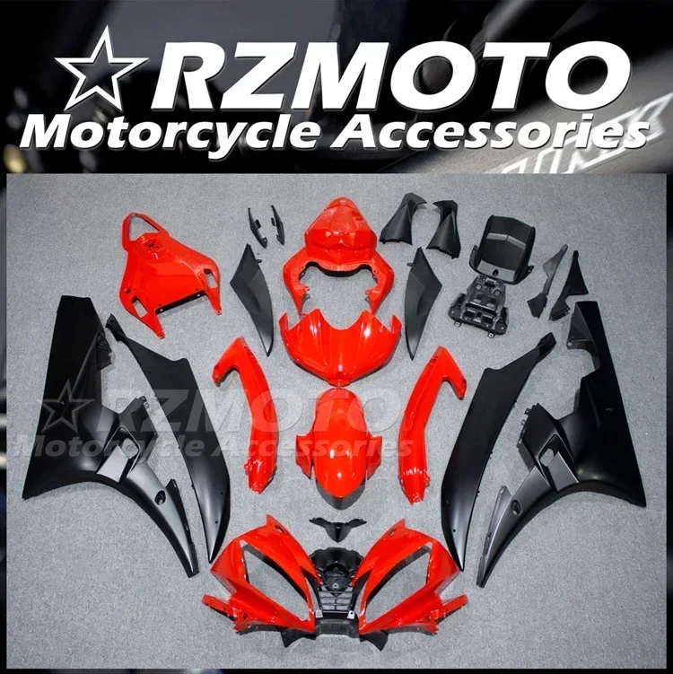 

4Gifts New ABS Motorcycle Fairings Kit Fit For YAMAHA YZF-R6 2006 2007 06 07 Bodywork Set Custom Red Black