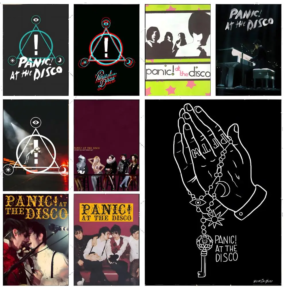Band Rock P-Panic At The Disco Poster Premium Decor Art & Gift for Household Lounge Home Ornaments
