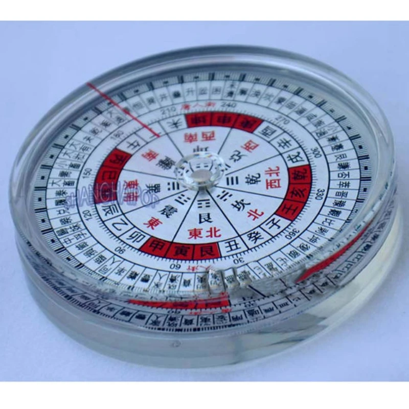 Feng Shui Bagua Compass Bagwa Automatic Round Good Luck No Evil Amulet Exorcism*