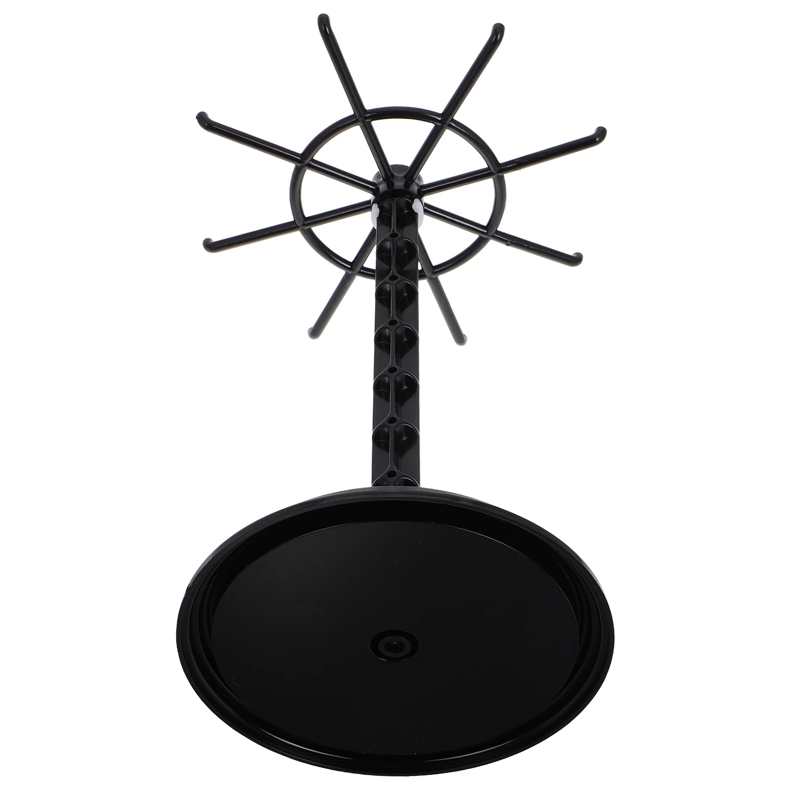 

Rotating Jewelry Display Organizer Stand Desktop Storage Rack Multi Functional Keychain Bracelet Earring Holder