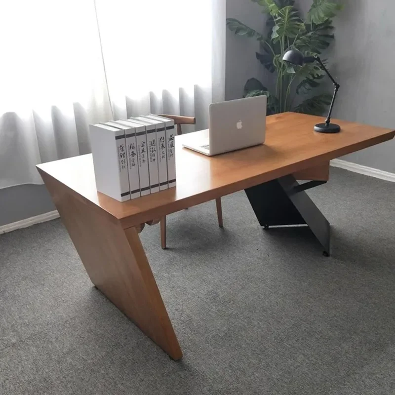 Luxury Laptop Writing Sedentary Computer Desk Study Coffee Creative Elegant Auxiliary Office Desk Furniture