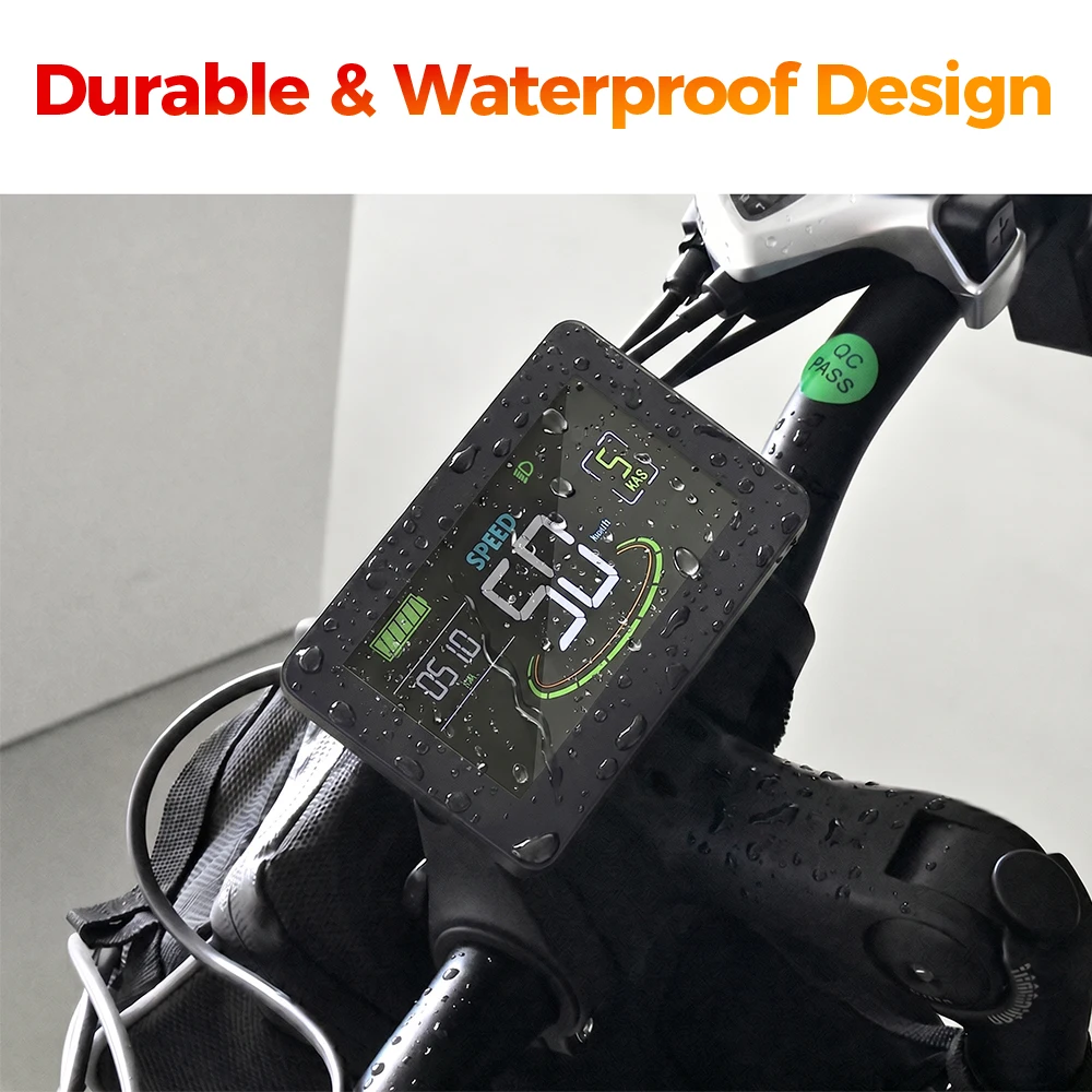 For H6C Electric Scooter E-Bike Silicone Dashboard Protective Cover LED Display Screen Case Waterproof Replacement Accessories