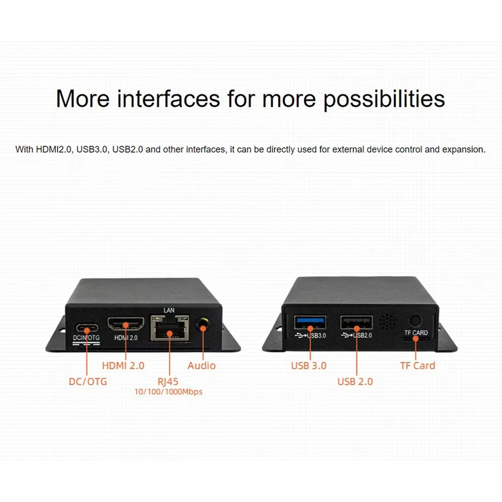 EC-R3566PC встроенный компьютер RK3566 четырехъядерный 64-битный процессор 4K GPU VPU NPU M.2 Интерфейс Android Ubuntu большая оперативная память