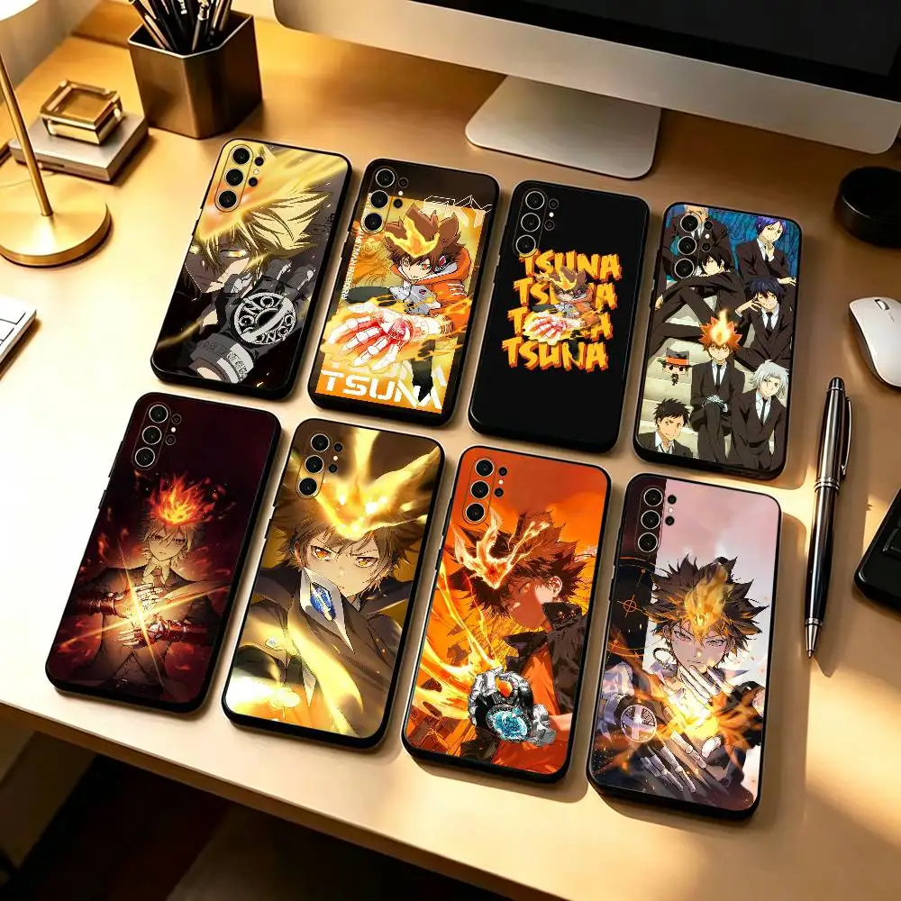 Intense battles Anime H-HITMAN REBORN  Basic Phone Case For Samsung S26,25,24,21,22,20,10,9,8,7,Ultra,Plus, Fe, Lite Cover