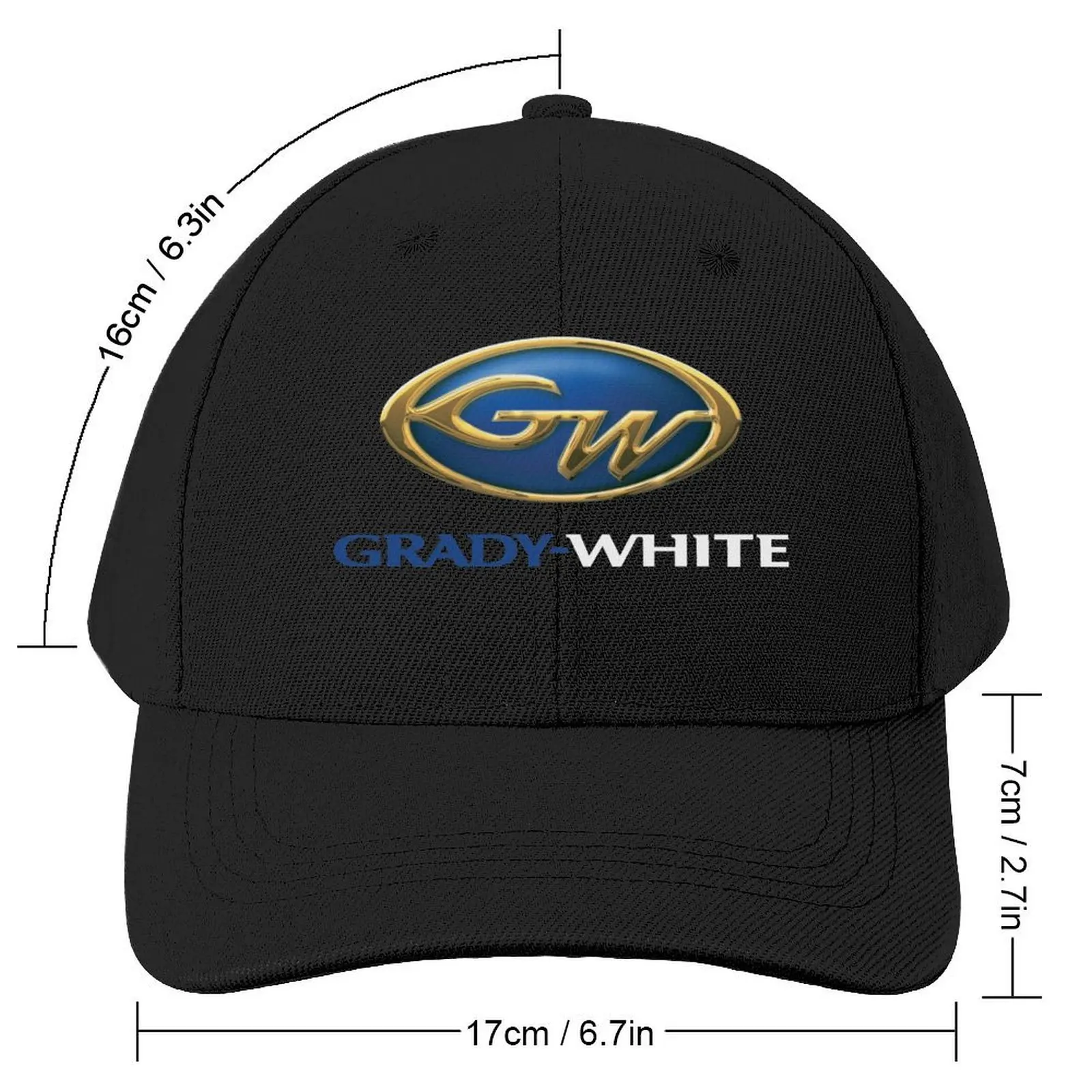 Grady White Logo Baseball Cap Snap Back Hat Sun Hat For Children Snapback Cap Women's Hats Men's