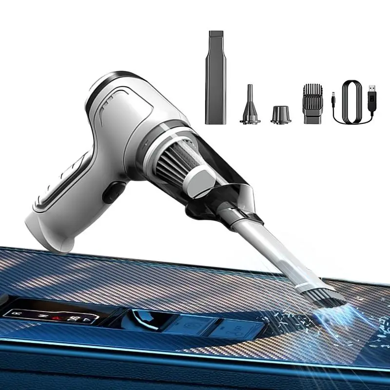 

Mini Car Vacuum Cleaner 9000Pa Portable Multifunctional Auto Vacuum Cleaner Lightweight USB Charging Car Vacuum Cleaner