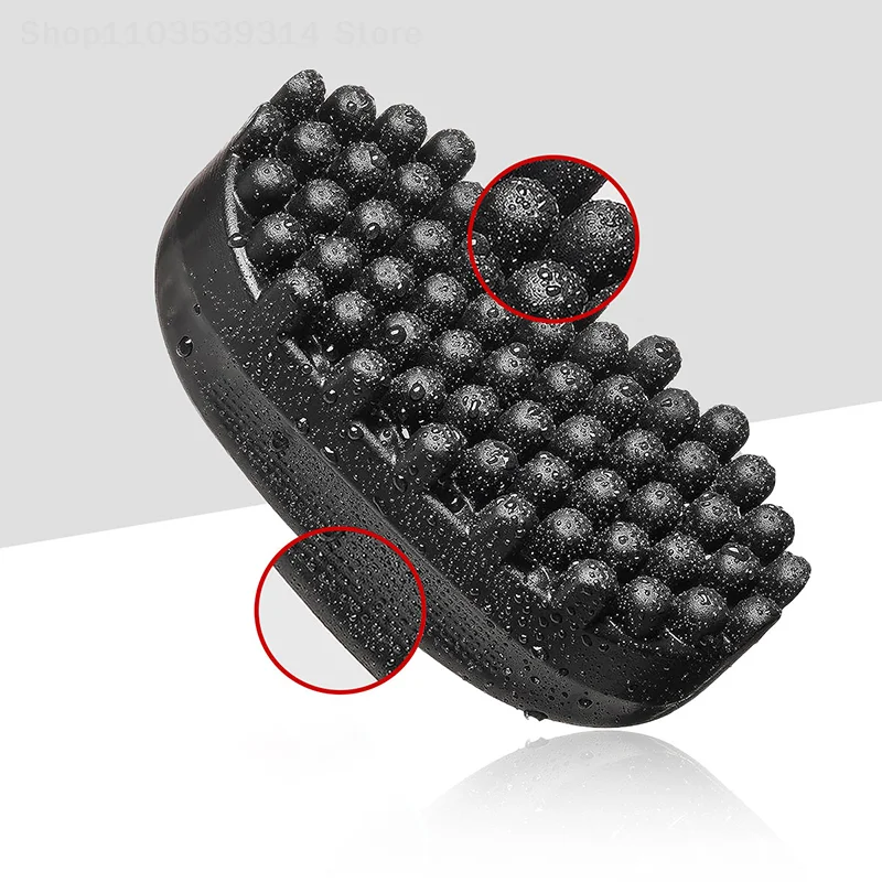 Draagbare Haardraai Kam Wasbare Duurzame Krullende Rubberen Krulborstel Beauty Hair Ananas Head Men 'S Hair Cleaning Tool