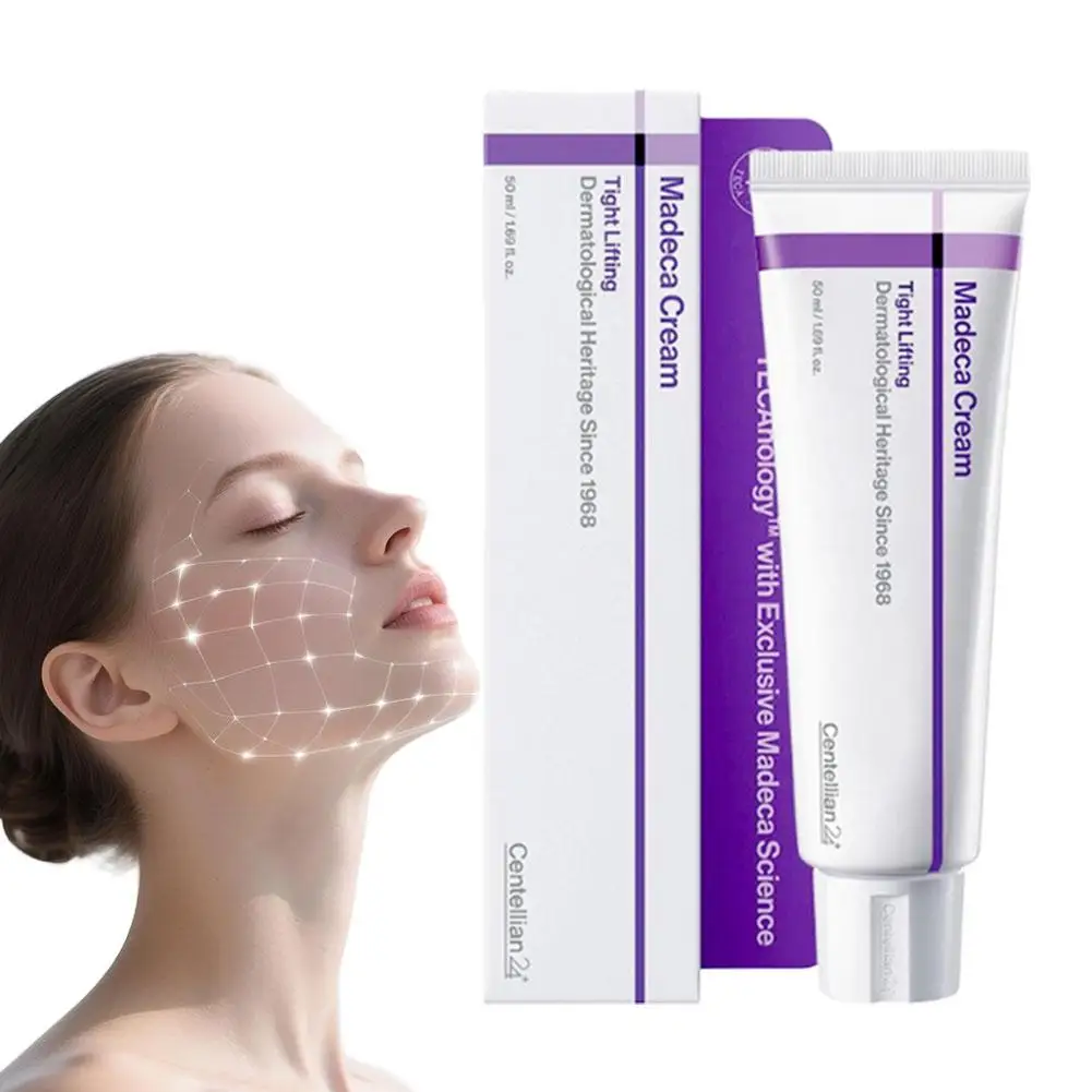 Centella Asiatica Skin Firming Cream 50ml - Anti-Aging Moisturizing Lifting Cream for Dry Mature Skin, Fast Absorbing Non-Greasy