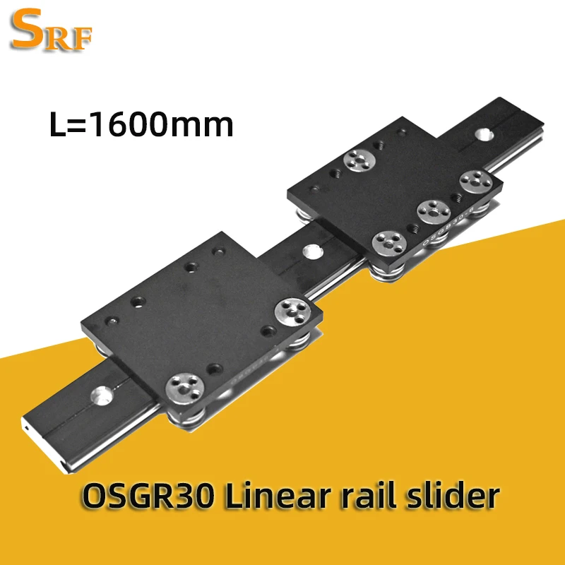 

30mm width axis core linear Motion slide rail auminum guide OSGR30 L=1600mm external dual axis linear guide OSGB30UU block