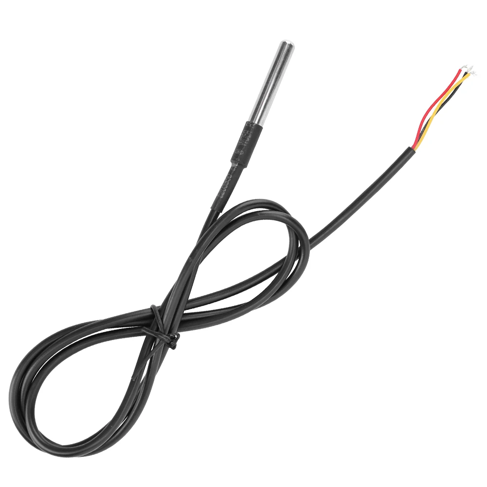 DS18B20 Modulo cavo sensore di temperatura digitale Sonda sensore di temperatura in acciaio inossidabile Risoluzione regolabile impermeabile