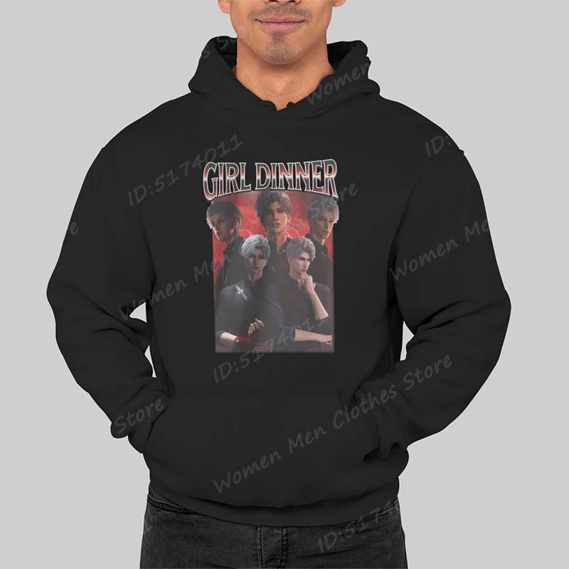 

Girl Dinner Style Popular Hoodies Hot Selling Pullovers For Men/Women Casual Sport Outdoor Pocket Long Sleeve Hooded Sweatshirts