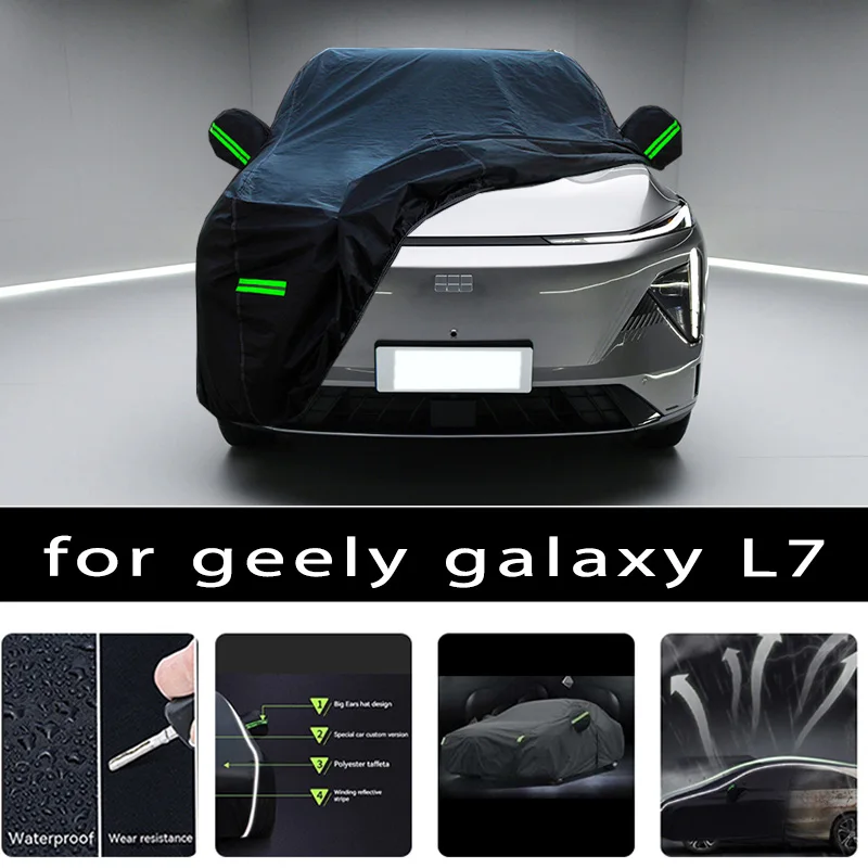 For Geely Galaxy L7 A Car protective cover Auto paint protection Sunscreen heat-insulating waterproof car clothing Car film