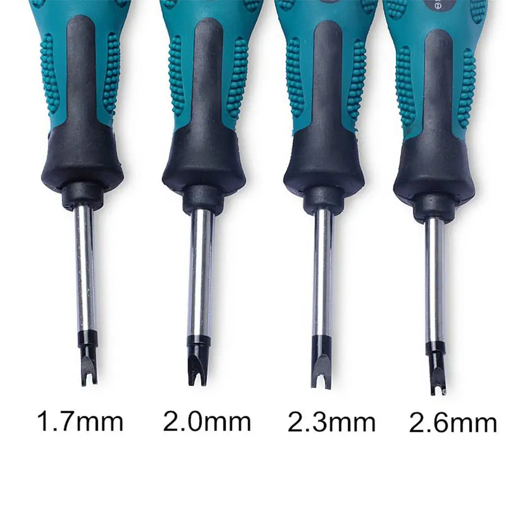 4PCS/Set Screwdriver Set Screwdriver Bits U Fork Type Slotted Screw Driver Repair Hand Tool Screwdriver Bits Kit