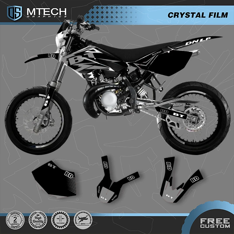 

DSMTECH Graphics Decals Stickers Kits For BETA RR 50 2006 2007 2008 2009 2010 Motorcycle Backgrounds Number Custom 006