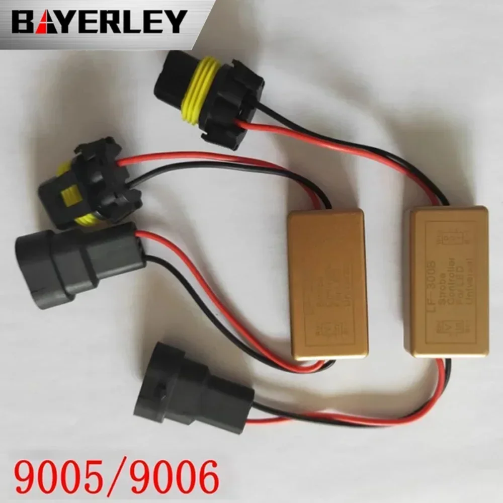 LED Headlamp Controller Flash Strobe Controller for LED Universal  Brake Lamp  Module 12V-24V for All Car Strobe Controller Box