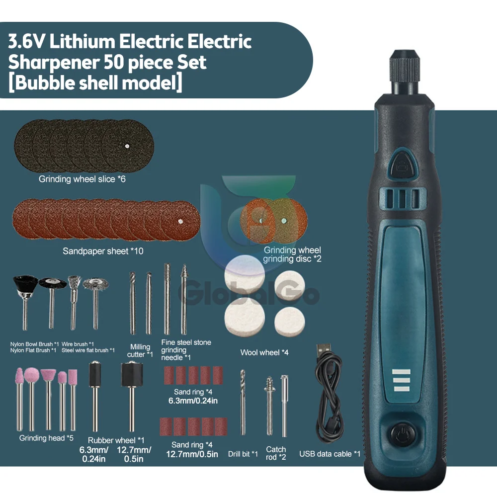 USB recarregável Mini Grinder Set, Ferramenta Micro Rotary, Caneta Gravador, Moedor elétrico, Jade Carving, Sem fio, 5000-15000r/min