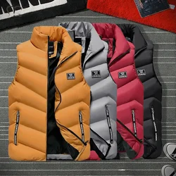 Clothing Vest Mens Waistcoat Autumn Warm Sleeveless Jacket Male Winter Casual Vests Big Size Veste Homme Sportwear Outwear