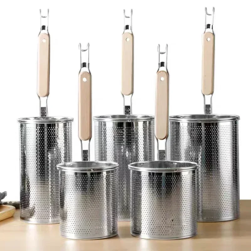 304 Stainless Steel Lengthened Spicy Hot Pot Powder Fence Large Screen Leakage