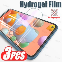 3Pcs Screen Protector Hydrogel Film Samsung S25 S24 S23 S22 S21 Ultra Plus S21 S23 S24 FE A56 A55 A54 A36 A35 A15 A16 5G Film