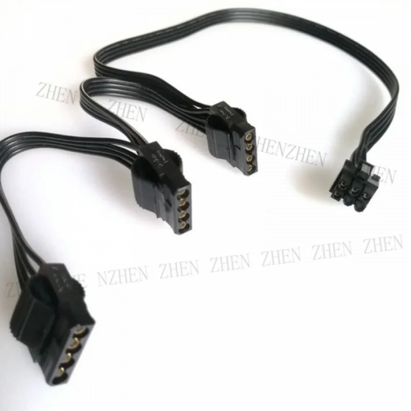 

Y Y 6P To 3 Molex IDE 4P Power Cable For CORSAIR ATX PSU RM1000X RM750X 850X Module