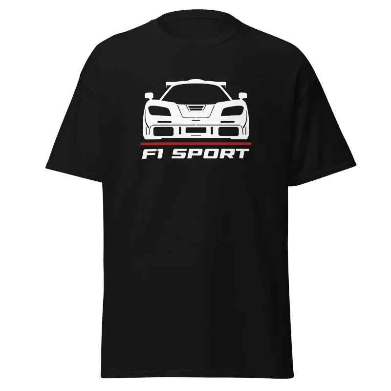 

2025 Men summer Casual T Shirt F1 Sport Car Enthusiast T-shirt Summer 100% Cotton Cool Tee S-3XL