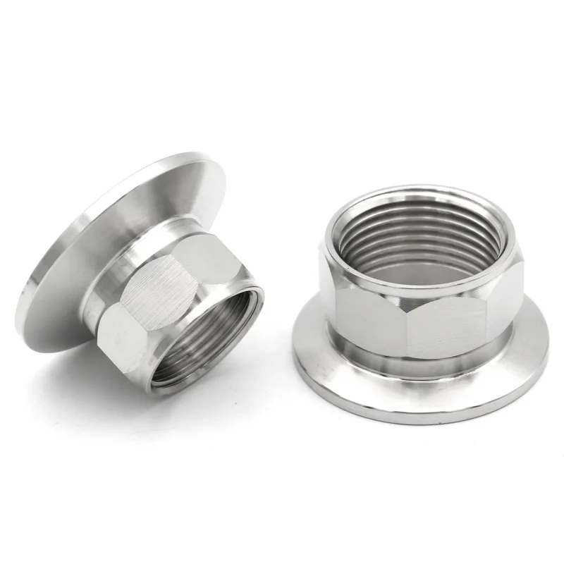 BSPT Female Adaptor Hexagonal Tri Clamp Fitting Joint 1/4