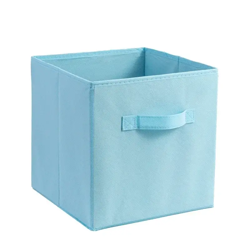 Non Woven Storage Box with Handles Foldable Fabric Storage Cube Colorful Organizer for Clothes Toys Books Shelves Closet Nursery - Image 14