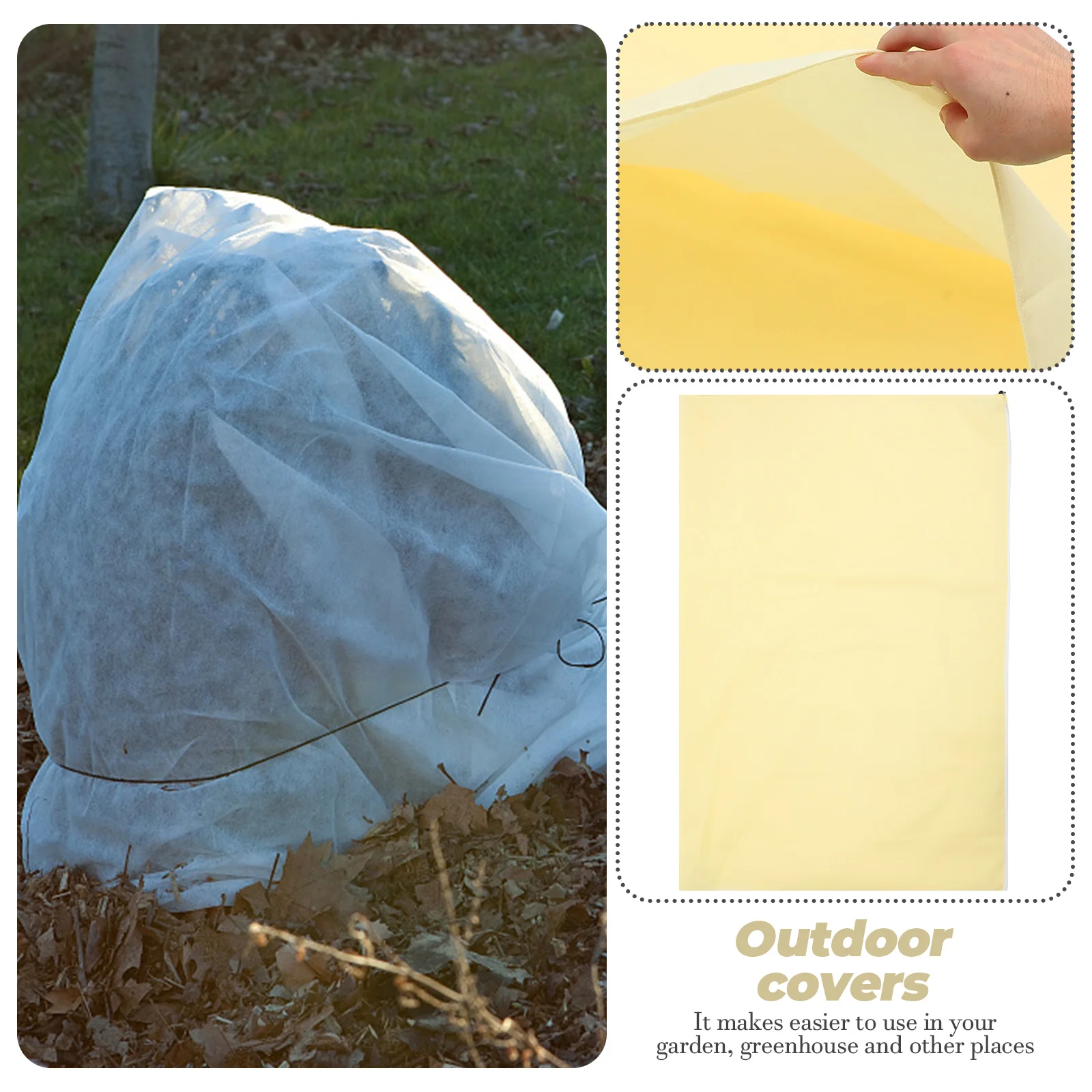 

Утолщенный морозный чехол для растений 180x120 см, нетканый тканевый протектор, кусты на молнии, деревья, помидоры, защита от мороза