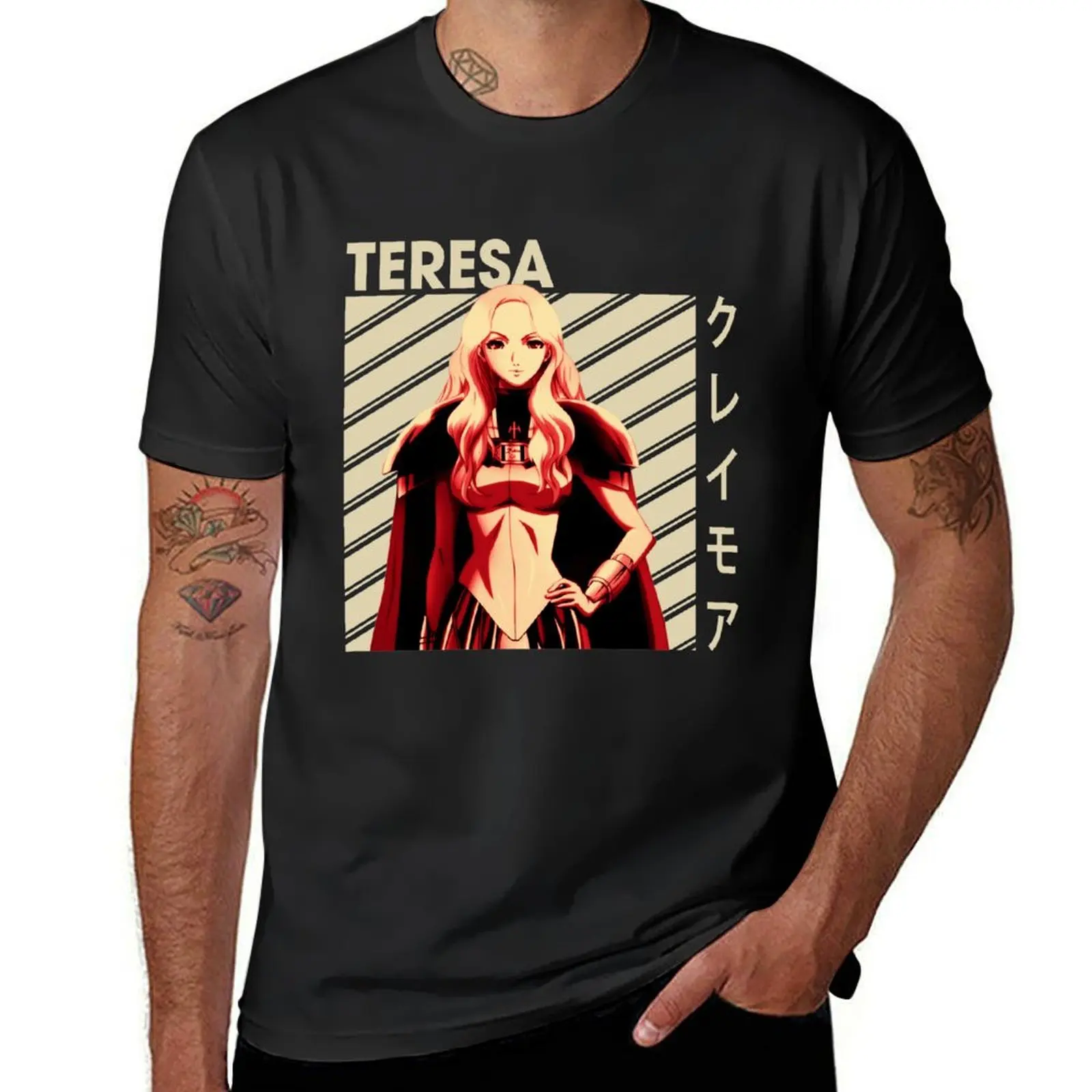 TERESA - Claymore Japanese Manga T-Shirt anime funnys tops cute tops men clothing