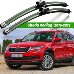 Wiper LHD Front Wiper Blades For Skoda Kodiaq 2016 - 2023 Windshield Windscreen Window Rain Brushes 24