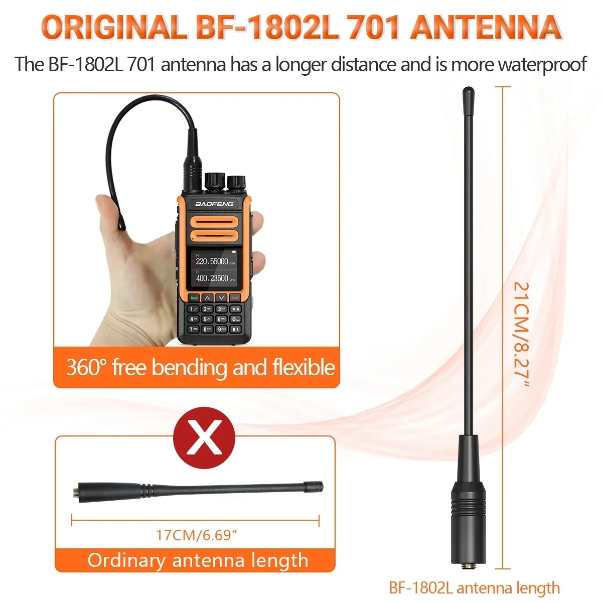 Long Distance Walkie Talkie uv Full Band Tri-Band NOAA TYPE-C Ham One Touch Frequency Conversion  radio