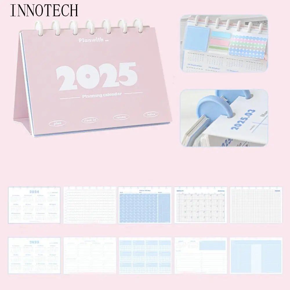 

Mushroom Button 2025 Desk Calendar Standing Flip Spiral Learning Plan Desk Calendar Table Daily Monthly Agenda Organizer Gifts