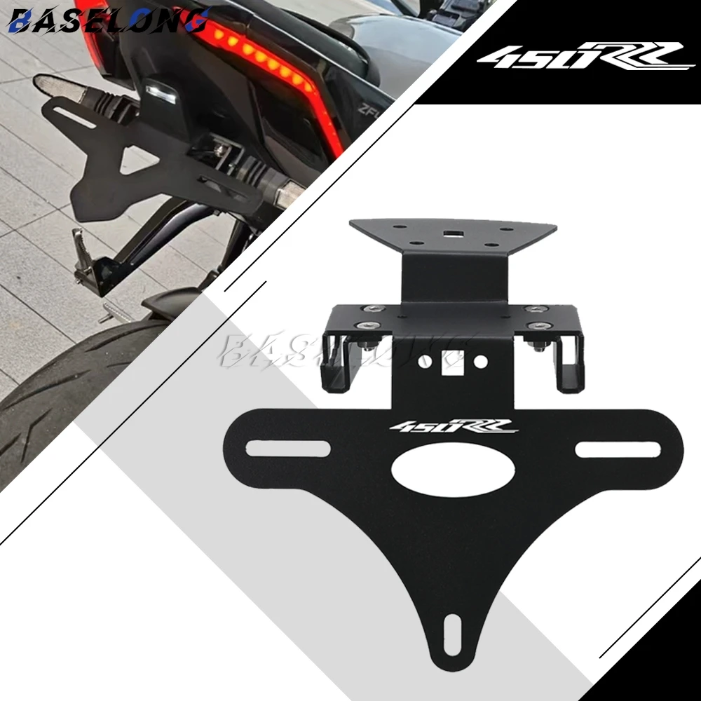 

For KOVE 450 RR 2024 2025 2026 Motorcycle Accessories License Plate Holder Bracket 450RR Rear Tail Tidy Fender Eliminator Kit