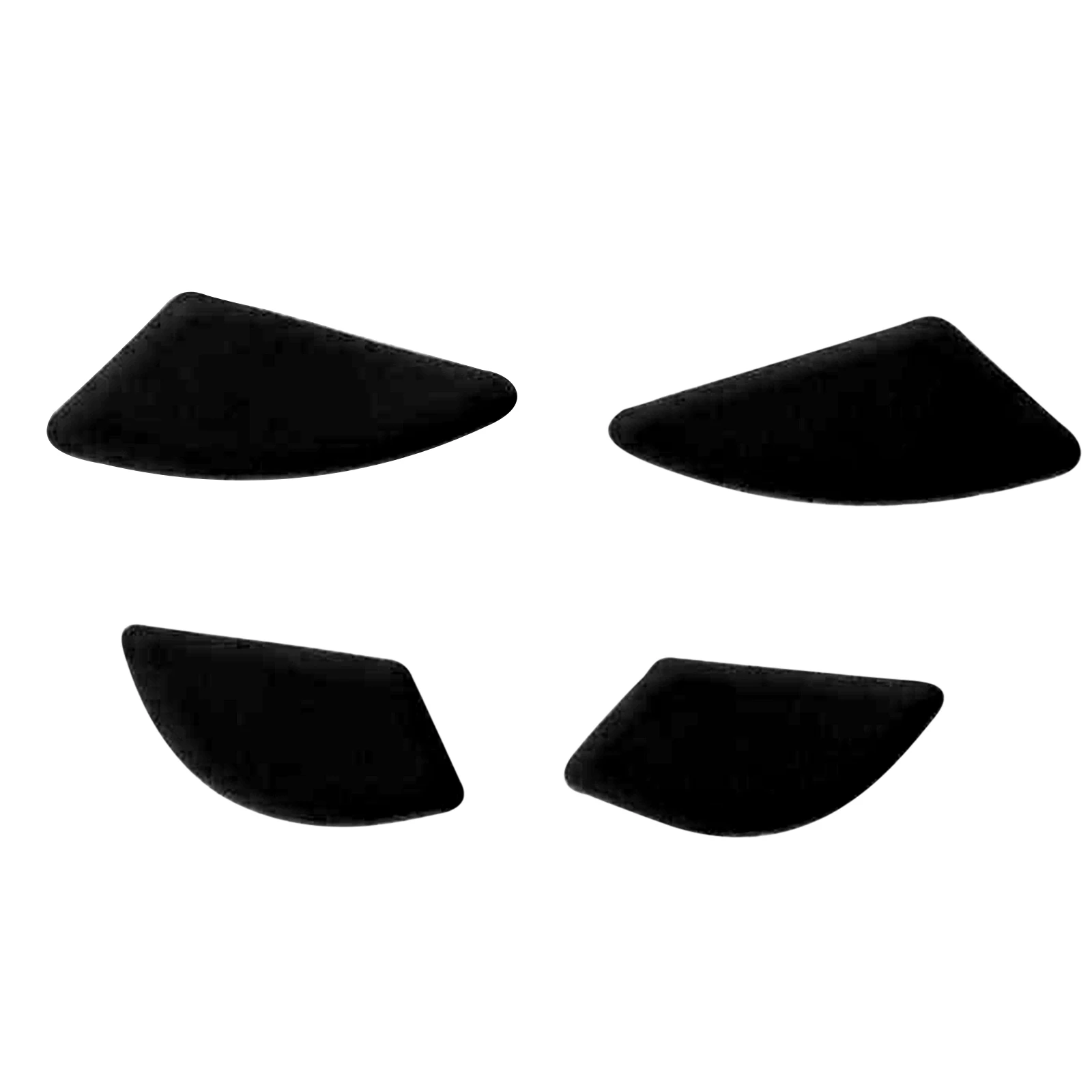 1/2 Set Mouse Skate For Glorious Model O Odin Mouse High Quality PTFE Black Solid 0.6mm Replacement Pad Sticker Accessories