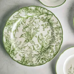 domestic western tableware vajilla completa de platos 24 piezas plate sets  dinner plate ceramic kitchen plates sets посуда