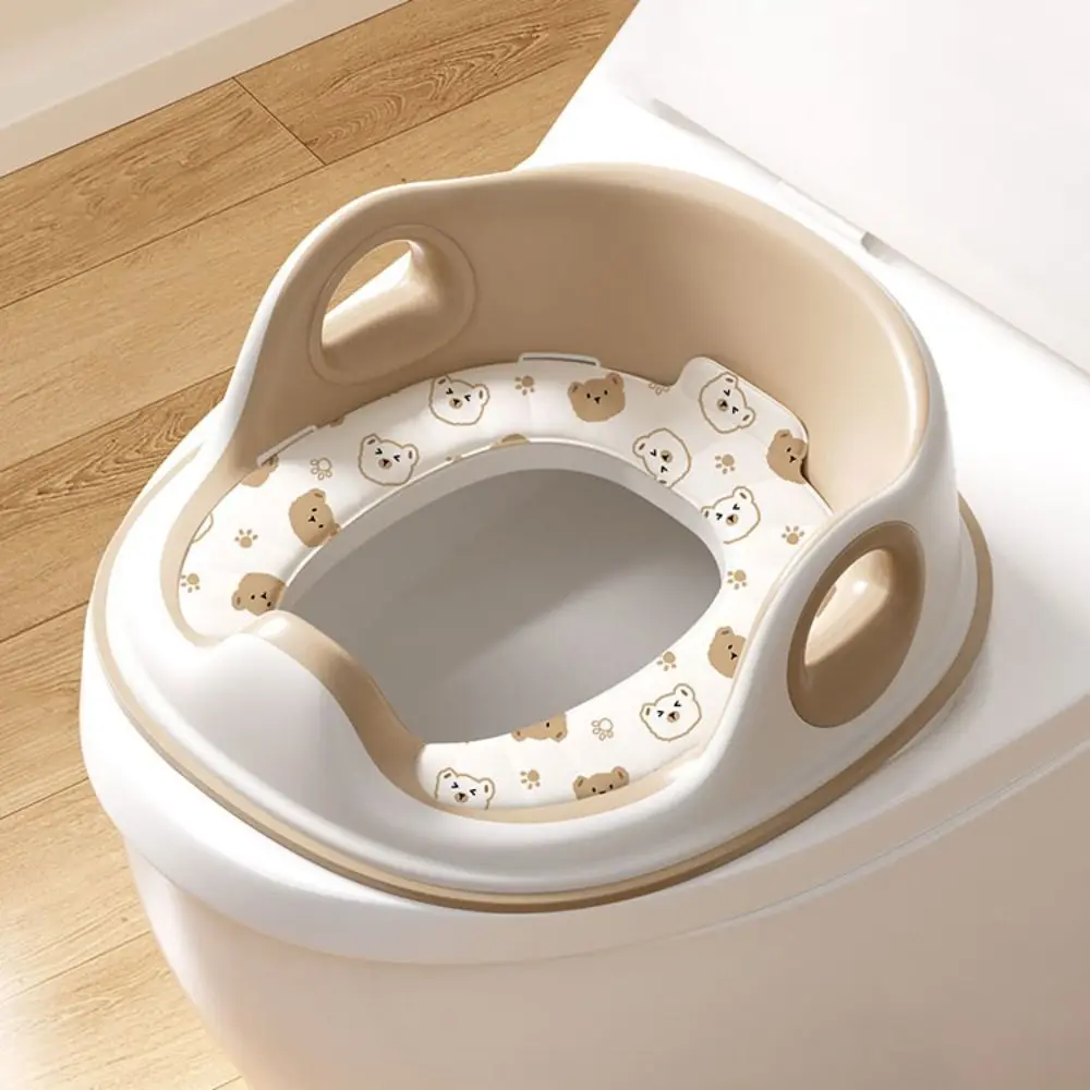 Cartoon Beer Baby Zindelijkheidstraining Zitje met Handvat Afneembare Peuter Toiletbril EVA Antislip Potje Kussen voor 0-3 Jaar oud