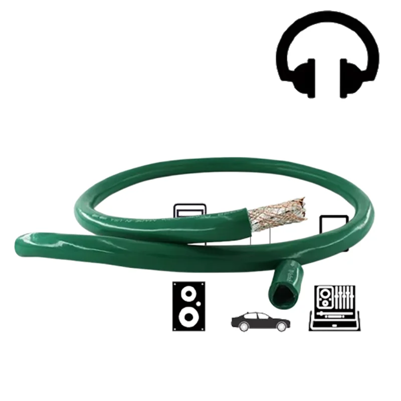 

Reference-Grade 2328 Series AC Power Cord: 11AWG Braided OFC with 5N Silver Plating, Primary Audiophile Supply Line​​