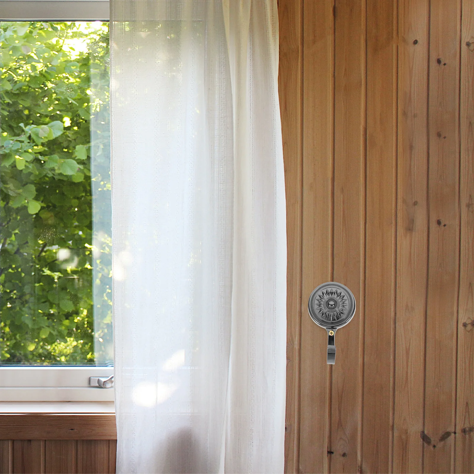 

2Pcs Reliable Curtain Wall Hooks Simple Design Convenient for Bedrooms Living Rooms Curtain Hook Vintage Hooks