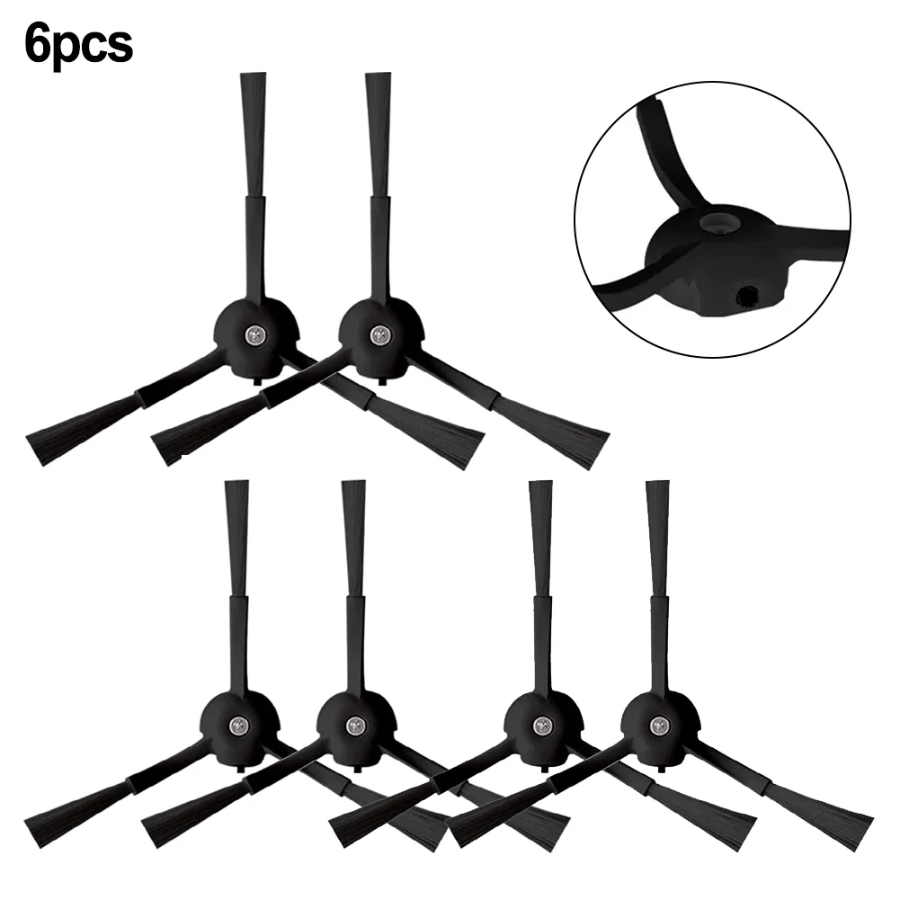 6pcs Side Brush For RoborockS8 / S8 Plus / S8 Pro Ultra Sweeping Robot Vacuum Cleaner Accessories Spare Parts Household Supplies